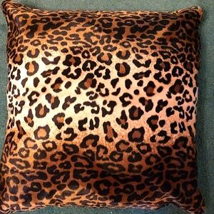 Animal print pillow